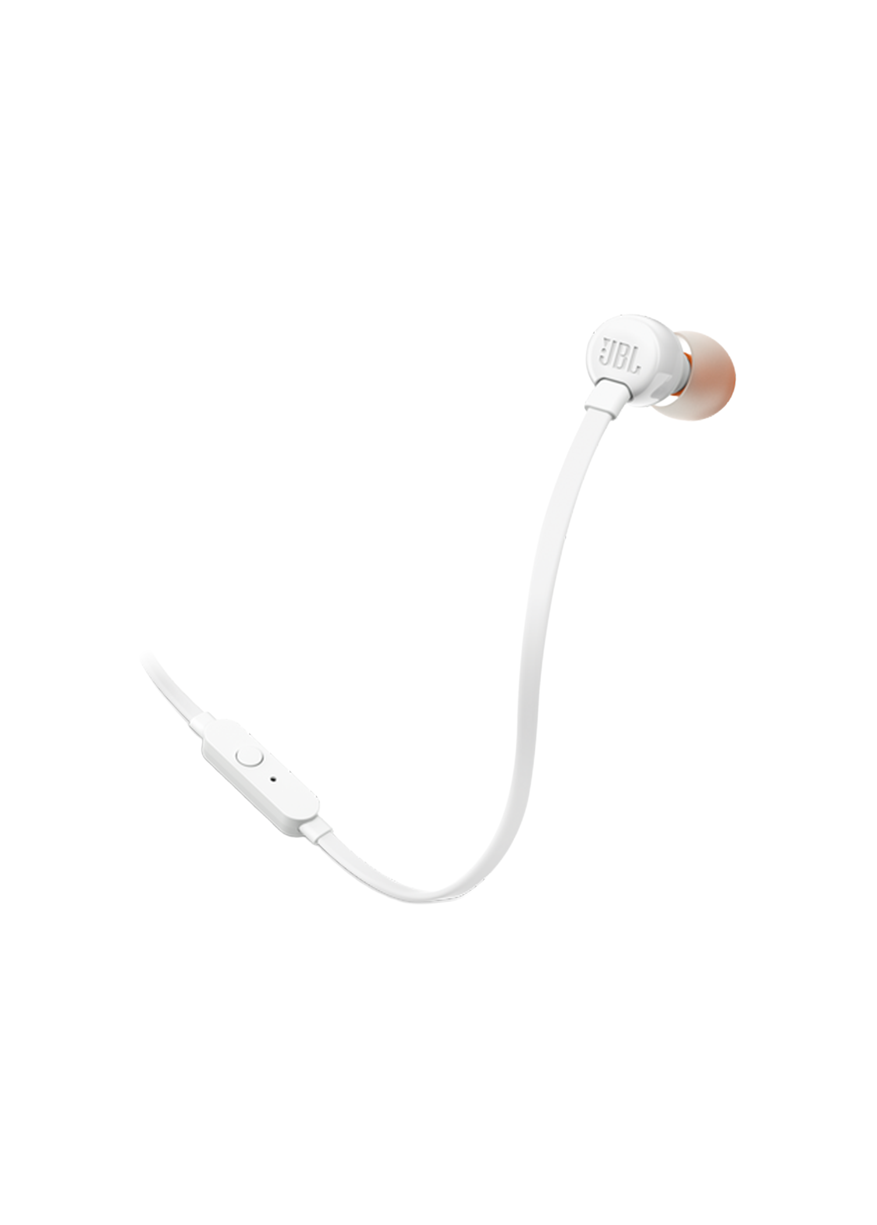 JBL HEADPHONE T110 WIRED / WHITE