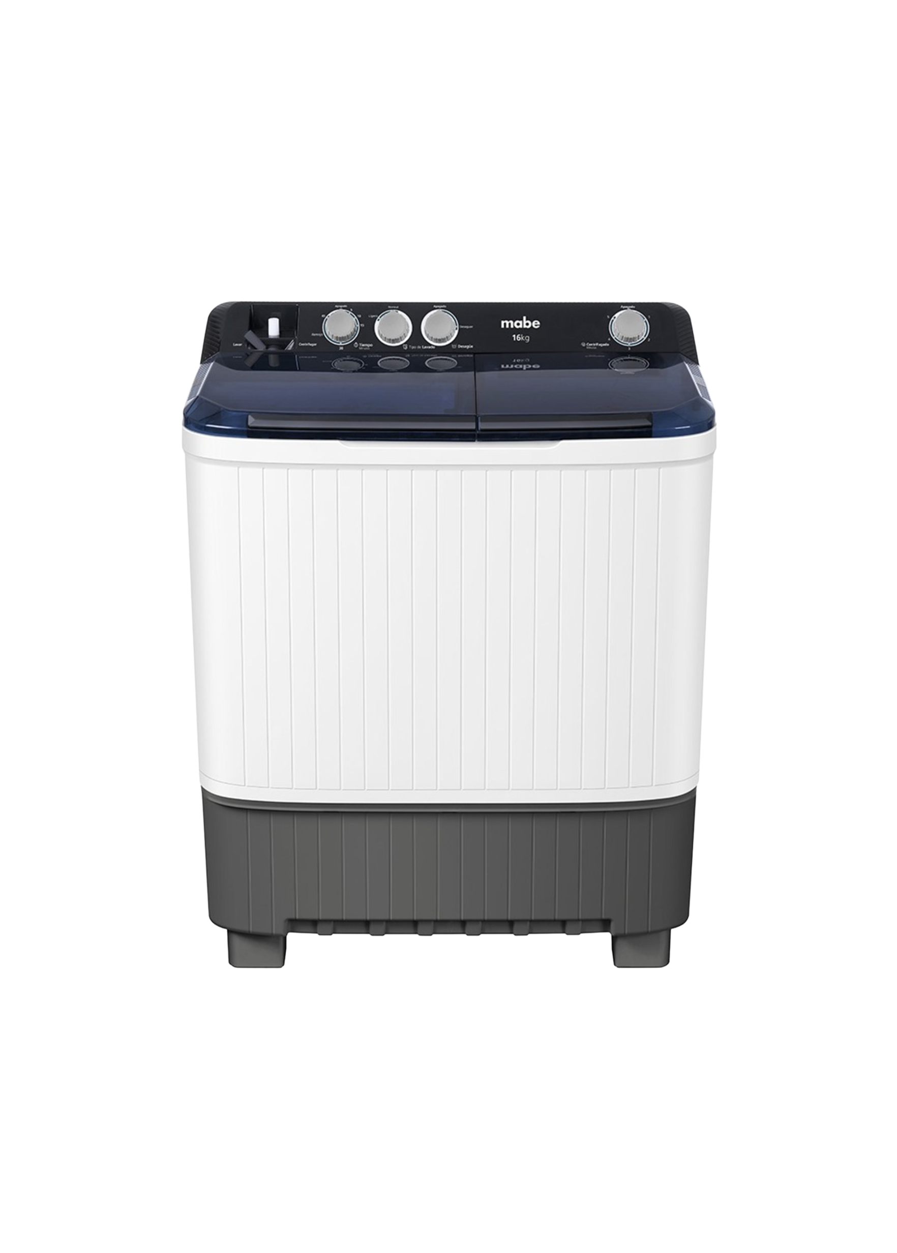 LAVADORA MABE LMDX6124HBAB0 16KG 2 TINAS BLANCA
